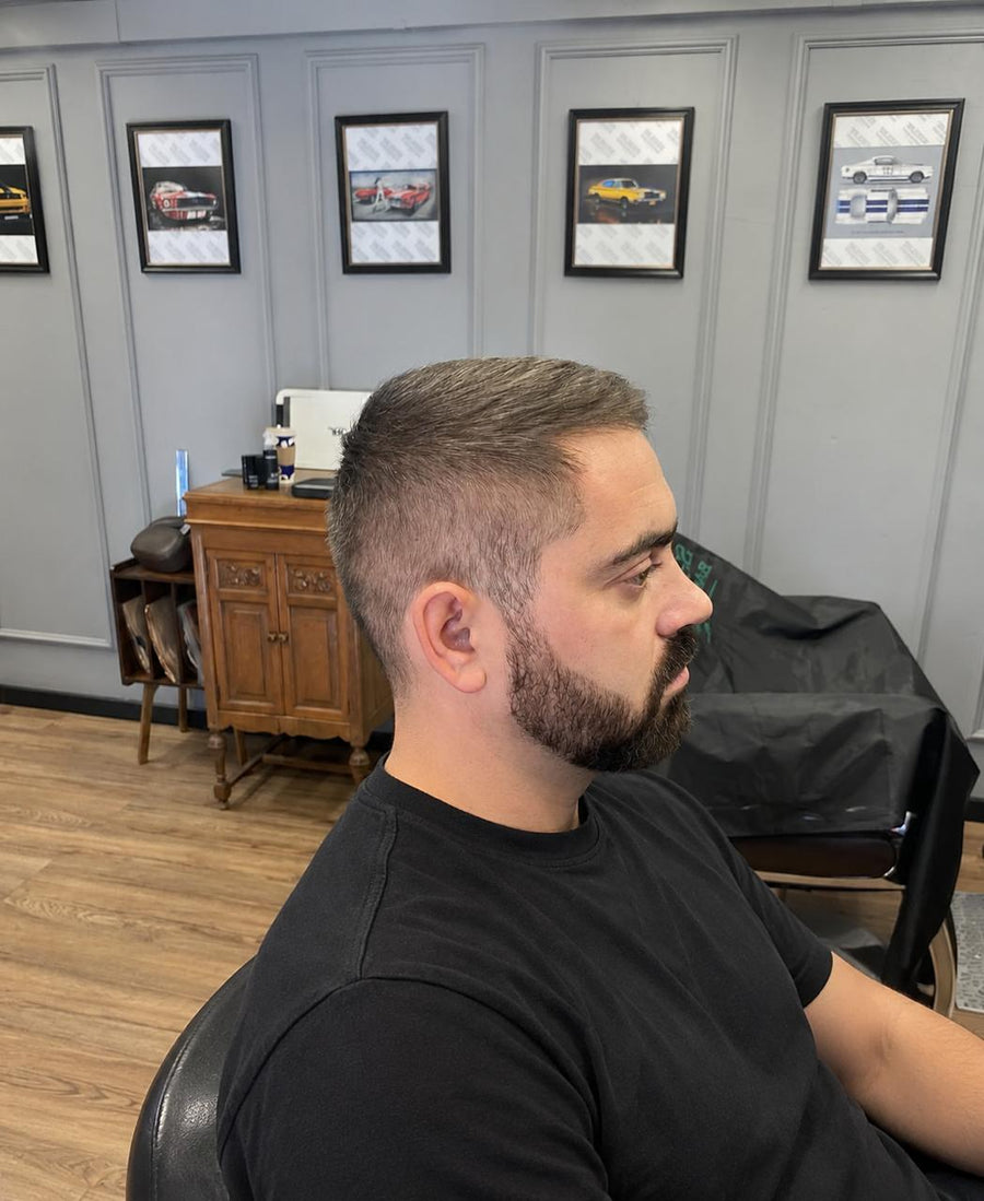 After hair treatment