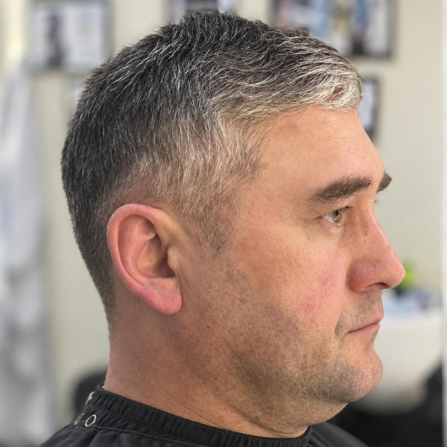 Before hair treatment