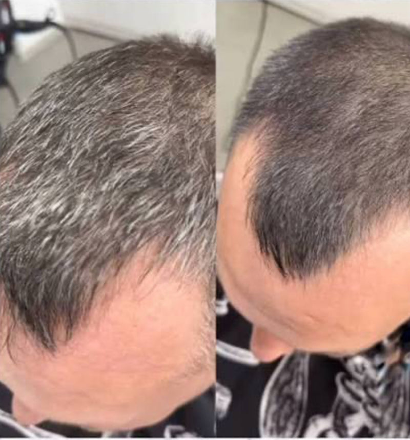 My gray hair looks noticeably less visible